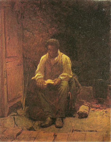 Jonathan Eastman Johnson The Lord is my Shepard oil painting image